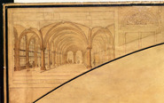 Rijksmuseum: voorgevel in perspectief (detail links)