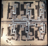 Stad op Pampus: maquette van een wooneenheid